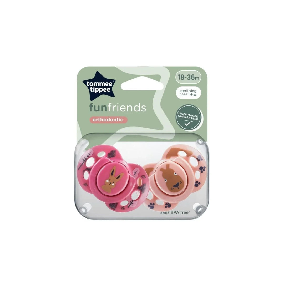 Tommee Tippee Fun Style Soother 18-36 months Pack of 2 Assorted